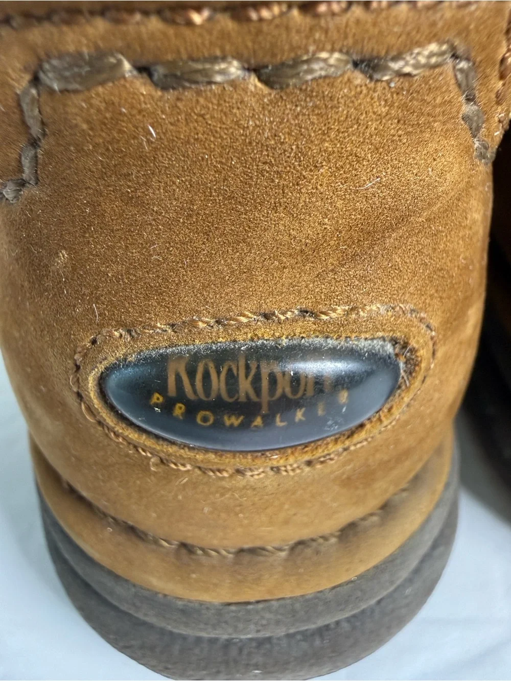 Rockport Men's Brown Suede Lace-Up Casual Shoes Sz 9M